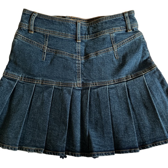 Wild Fable denim pleated mini skirt - Picture 2 of 2